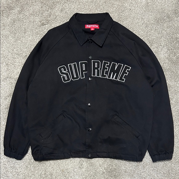 Supreme Other - Supreme Logo Black Work Style Jacket